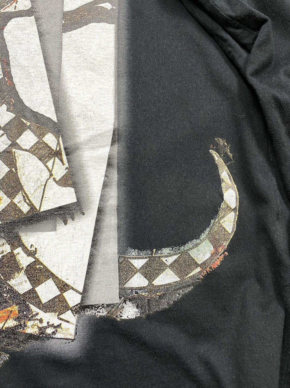 Roberto Cavalli Rare! Vintage Just Cavalli Broken Painting Long Sleeve Size L / US 10 / IT 46 - 8 Thumbnail