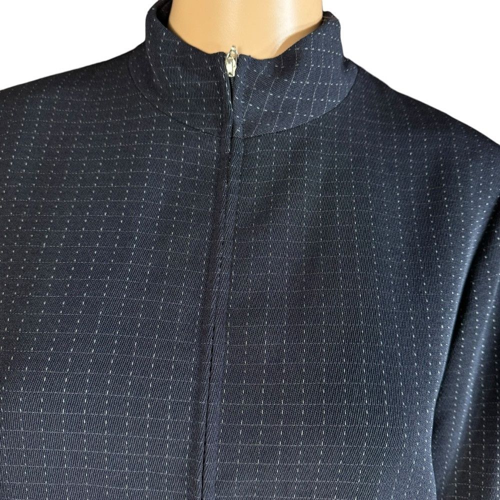 Other NWT New $168 Liz Claiborne Crepe Long Sleeve Navy Jacket Si Size XL / US 12-14 / IT 48-50 - 2 Thumbnail