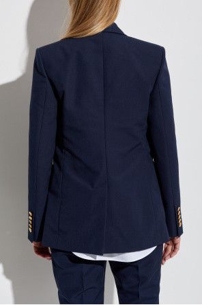 Gucci o1loc1c0226 818203 Double-Breasted Cotton Jacket Navy Blue Size XS / US 0-2 / IT 36-38 - 4 Thumbnail