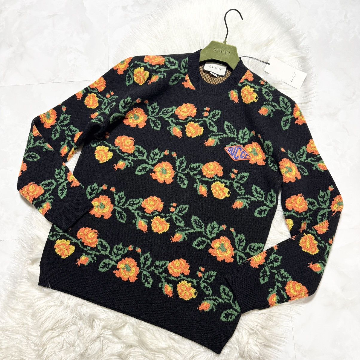 Gucci Authentic, Brand New Gucci Jacquard Floral Sweater Size US M / EU 48-50 / 2 - 7 Thumbnail