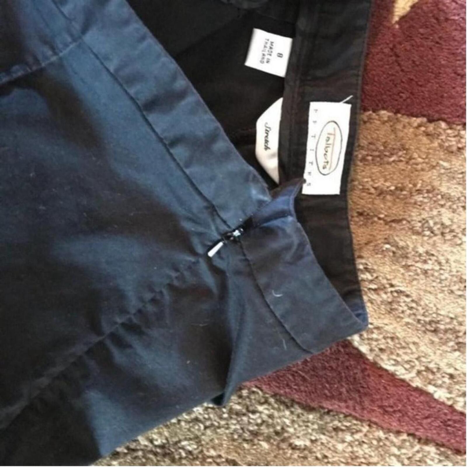 Unknown London Black Cropped Dress Pants Size US 32 / EU 48 - 4 Thumbnail
