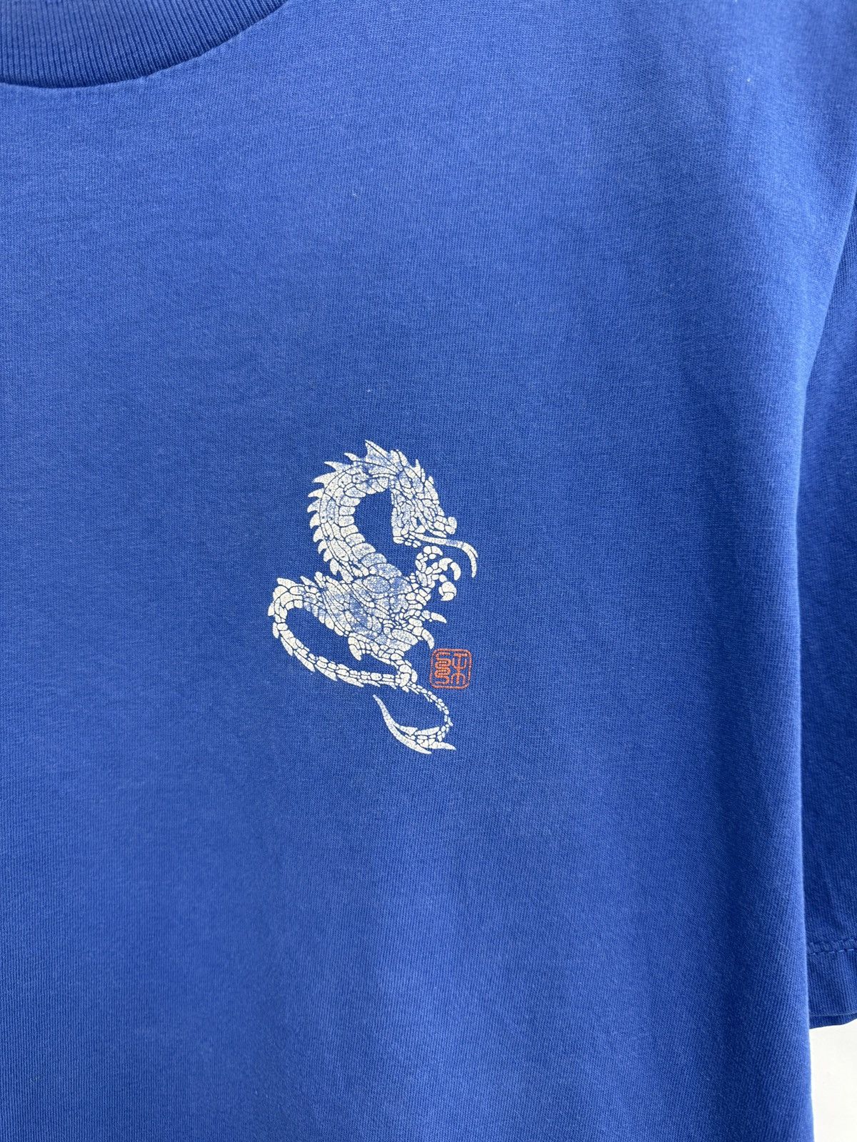 Stussy × Vintage 🇯🇵🐲 Vintage 90s Stussy Dragon Japan Retro T-Shirt Rare Y2K Size US M / EU 48-50 / 2 - 8 Thumbnail