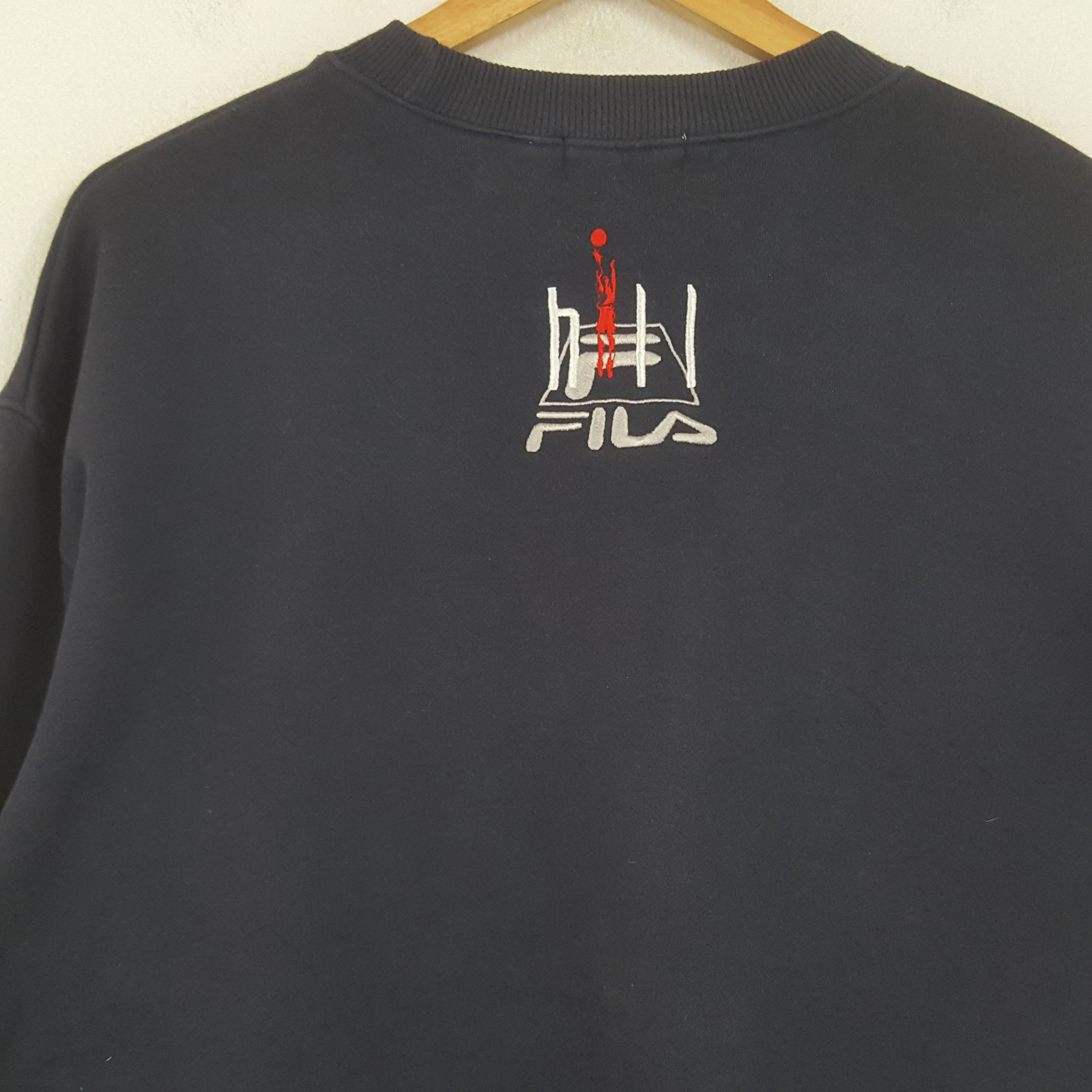 Fila × Vintage Vintage Fila Sport Style Patches Design Sweatshirt Size US L / EU 52-54 / 3 - 3 Thumbnail