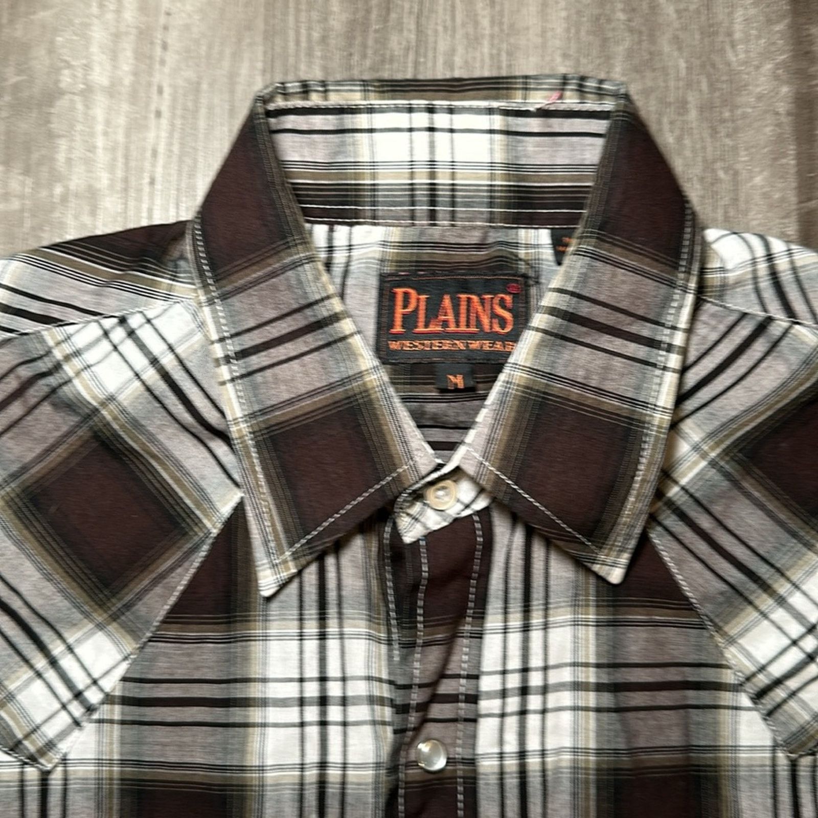Other Plains Western Wear Long Sleeve Pearl Snap - Medium Size US M / EU 48-50 / 2 - 6 Thumbnail