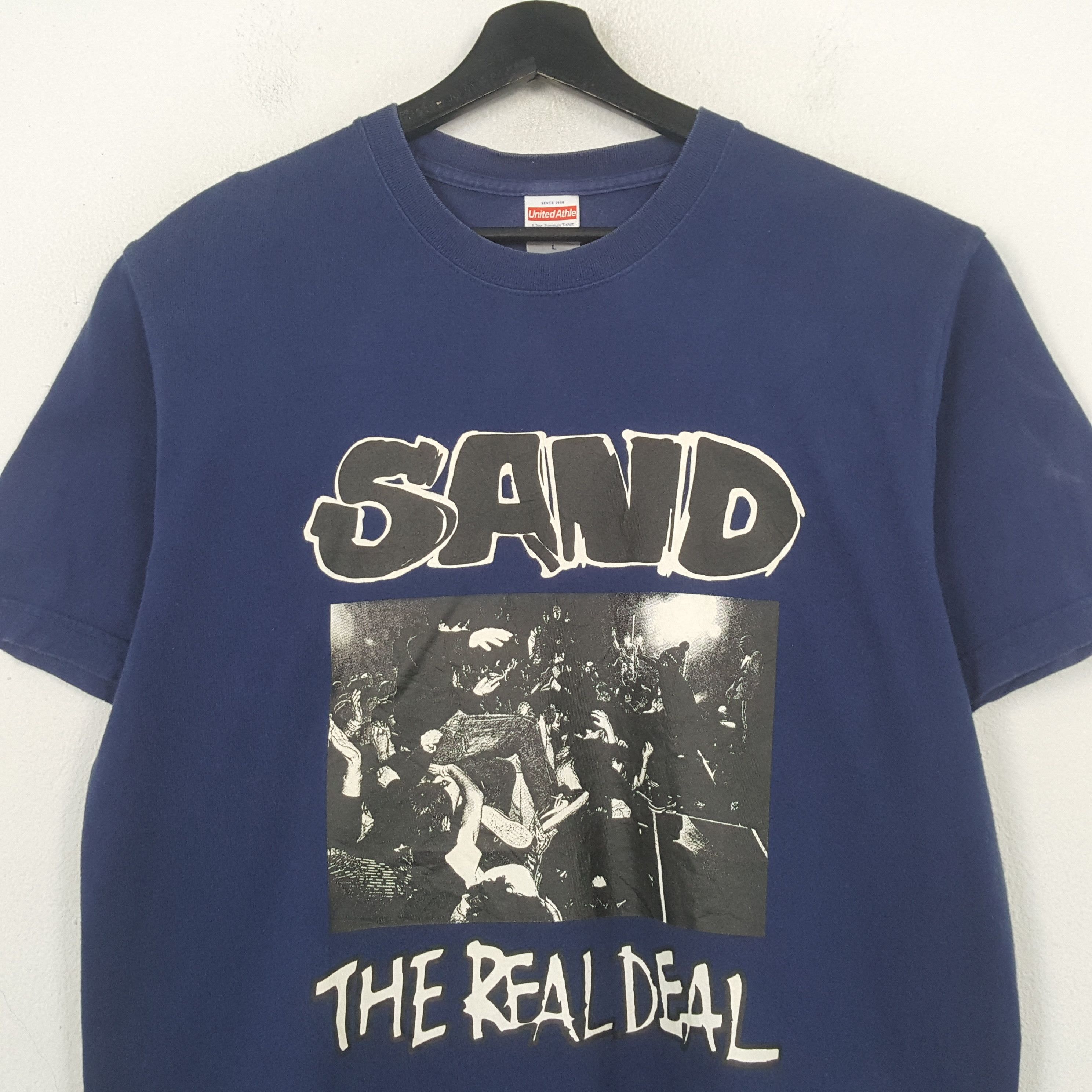 Vintage Sand The Real Deal Rock Band Tshirt RR25 Size US L / EU 52-54 / 3 - 2 Thumbnail