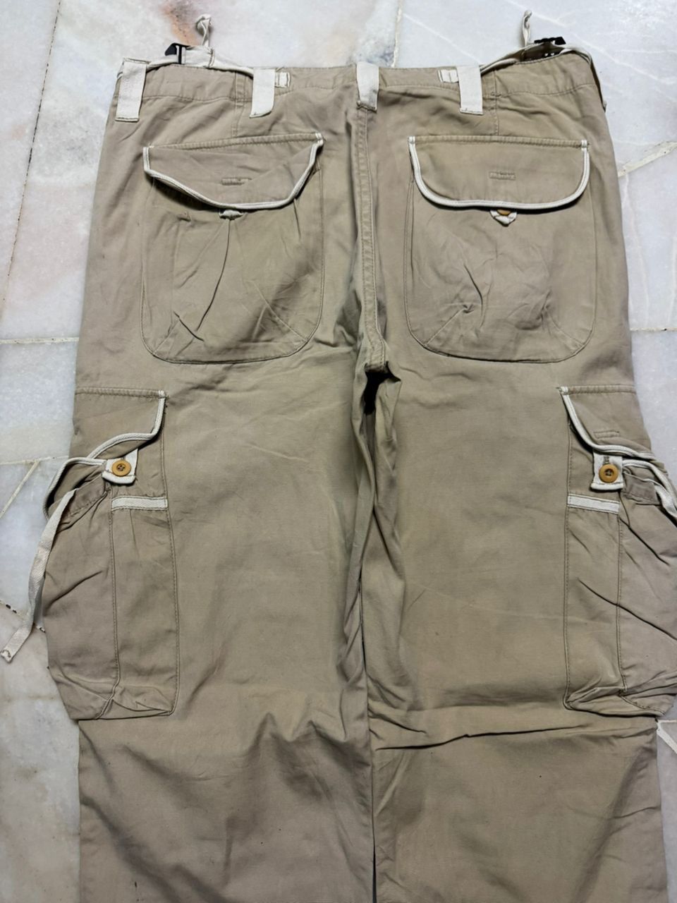 PPFM 💥Insane💥90s Japanese Bondage Parachute Thrashed Faded Cargo Size US 33 - 19 Thumbnail