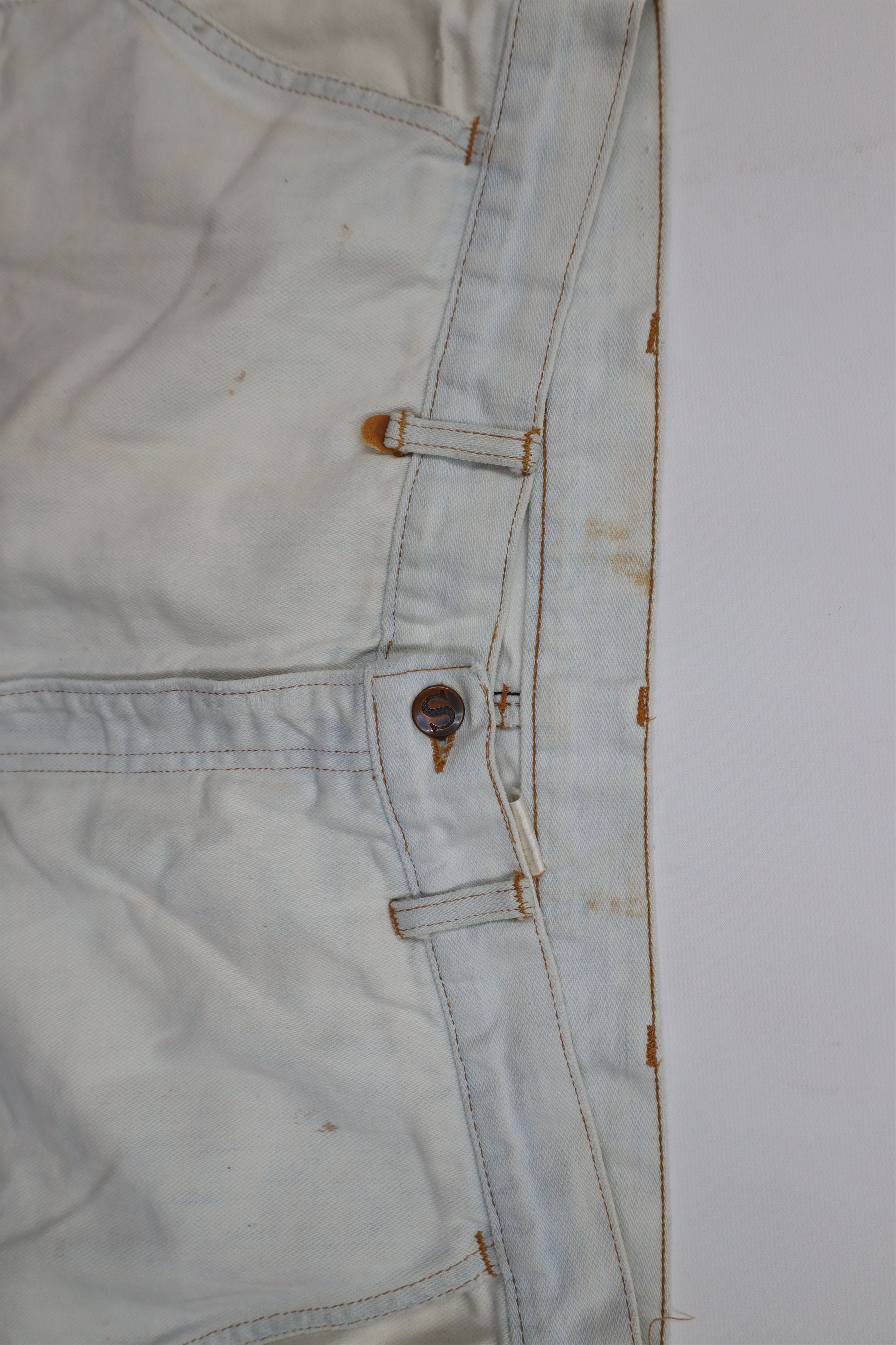 Vintage Vintage 70s Streetwear Flared Wide Leg Denim Jeans Blue Size US 36 / EU 52 - 9 Thumbnail
