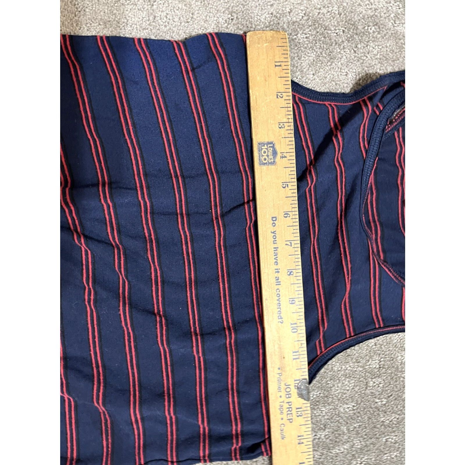 Vans Vans Womens Tank Top Striped Sheer Pullover Scoop Neck Small Multicolor Knit Logo 90s Style Block? Size S / US 4 / IT 40 - 5 Thumbnail