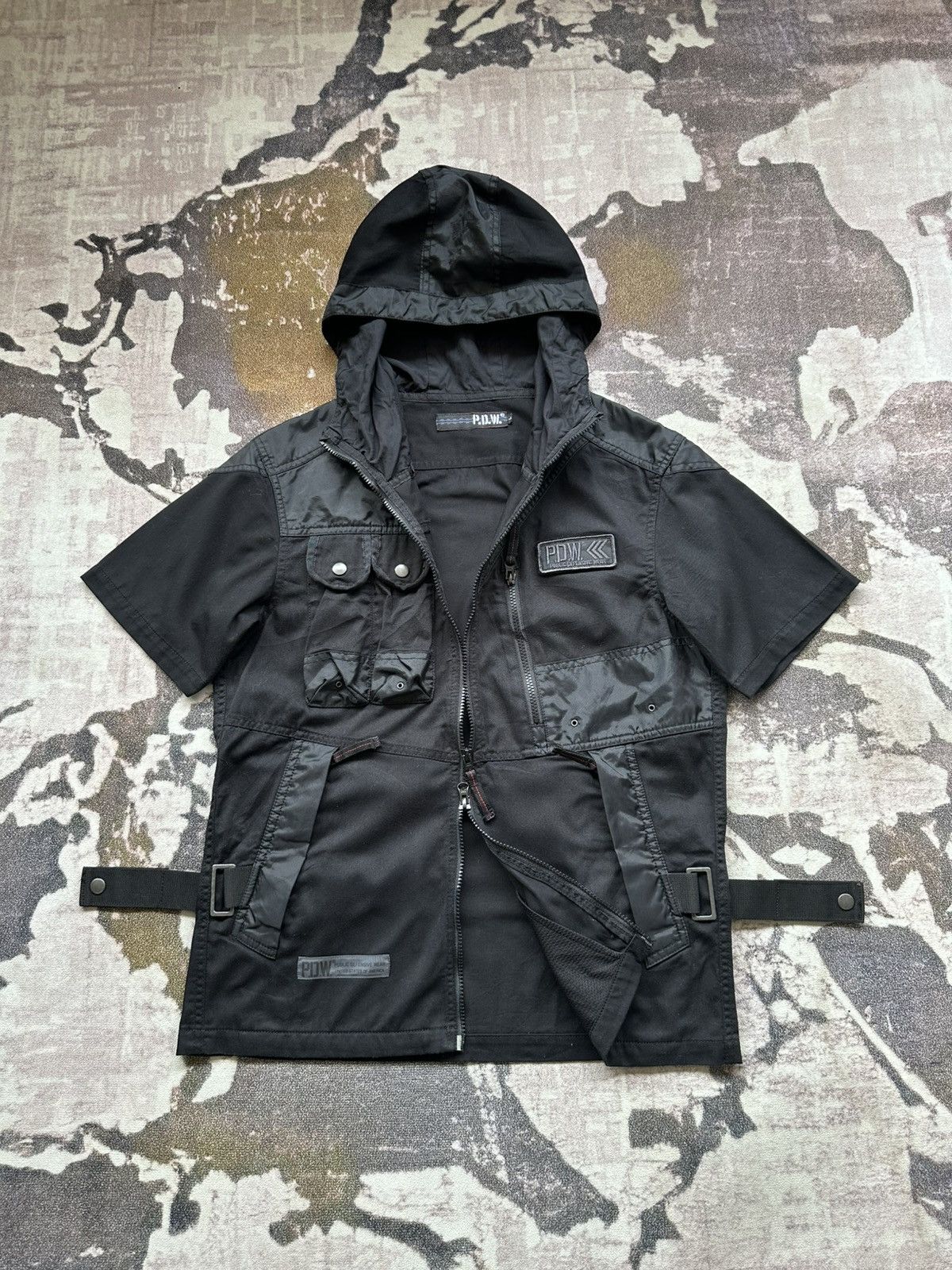 Avirex 00’s P.D.W by Avirex Ltd tactical hooded jacket Size US L / EU 52-54 / 3 - 2 Thumbnail