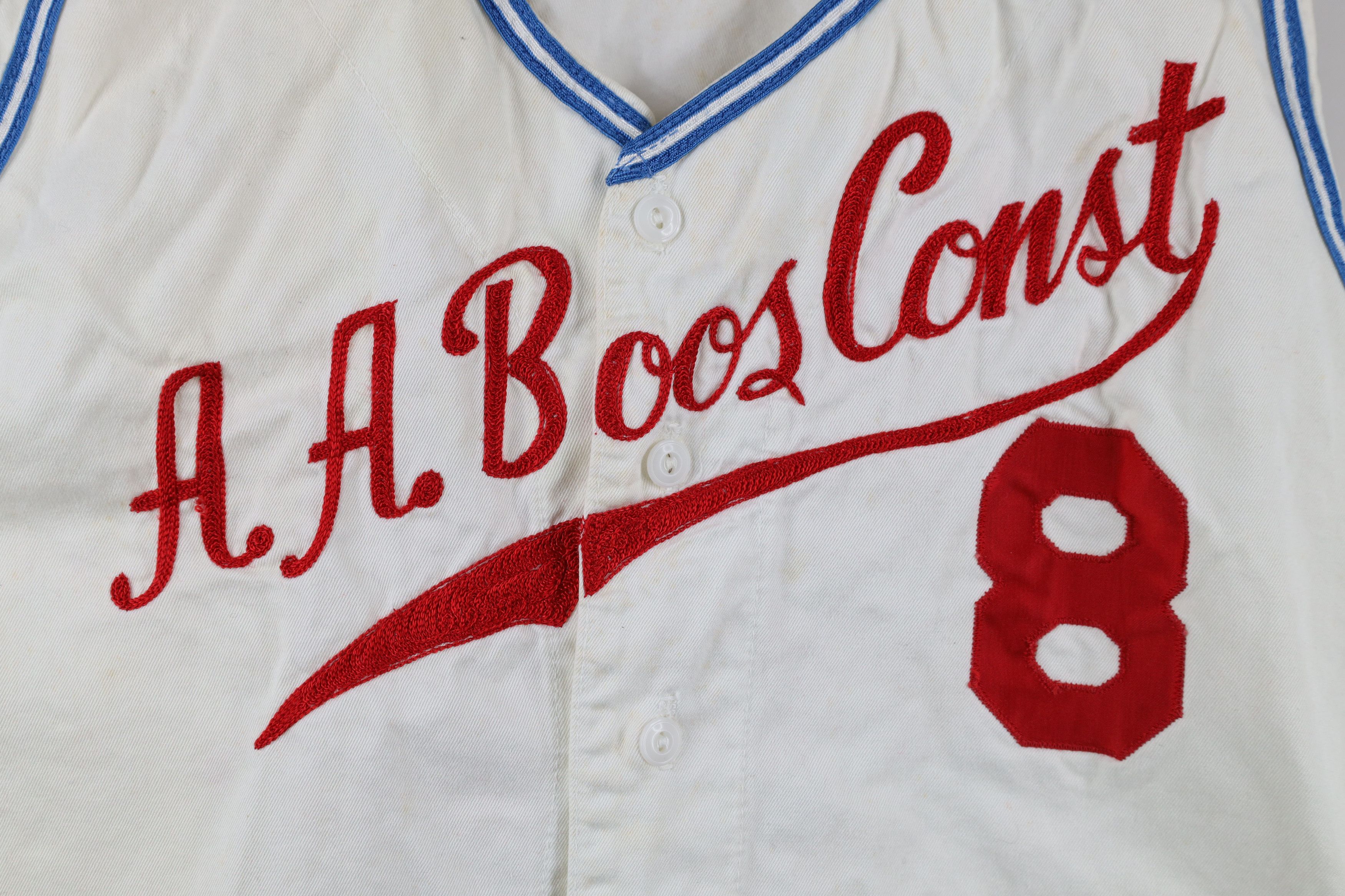Vintage Vintage 50s Stitch Sleeveless Baseball Jersey White USA Size US XL / EU 56 / 4 - 4 Thumbnail
