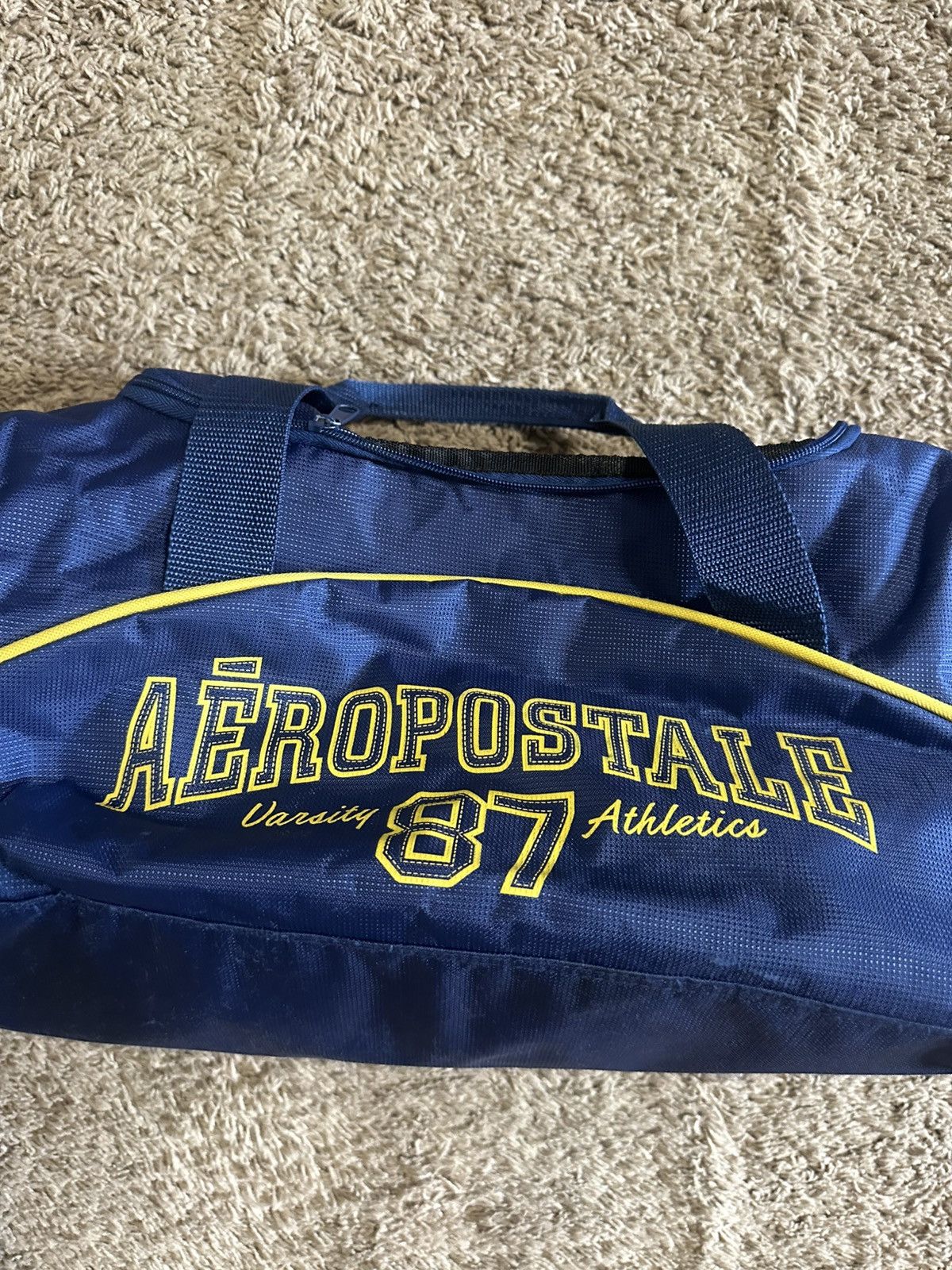 Aeropostale Vintage Aeropostale “triple navy” duffel bag 00s Size ONE SIZE - 2 Thumbnail