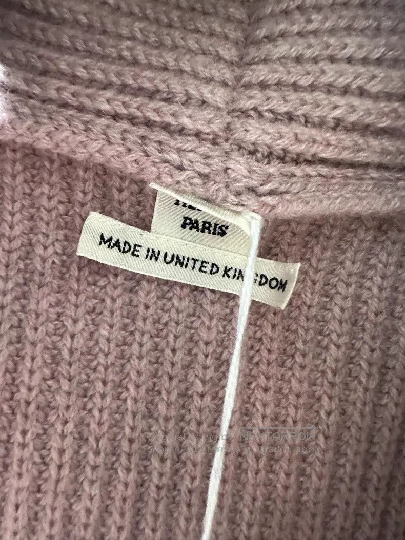 Hermes Hermes Pink Cashmere Long Knit Cardigan Size XXS / US 00 / IT 34 - 2 Thumbnail