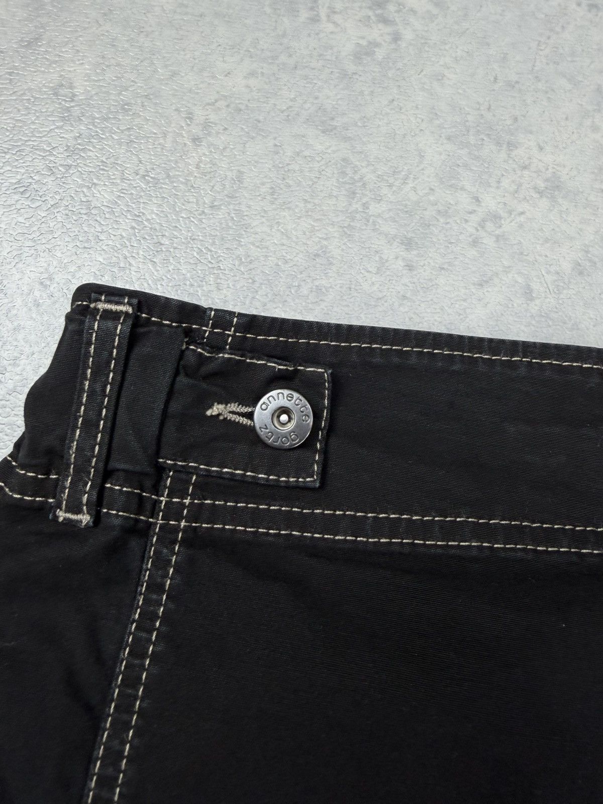 Annette Gortz Annette Gortz Cotton Black Trousers Pants Size 38 Size 26" / US 2 / IT 38 - 15 Thumbnail