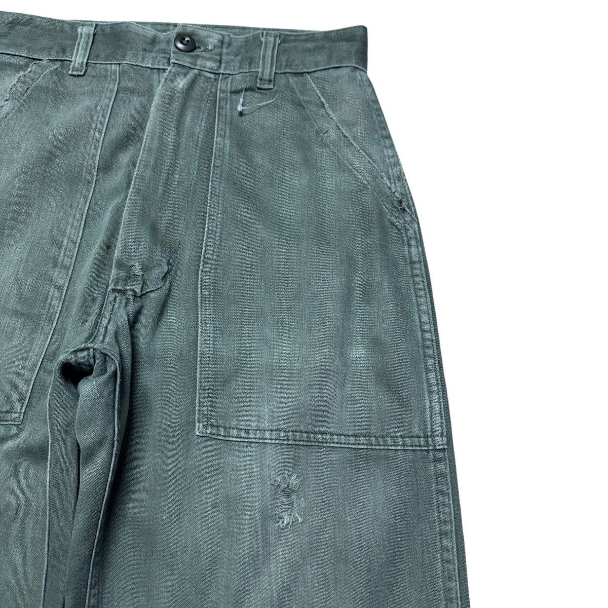 Vintage Vintage US Army OG107 Poplin Fatigue Pants Namwar Size US 28 / EU 44 - 5 Thumbnail