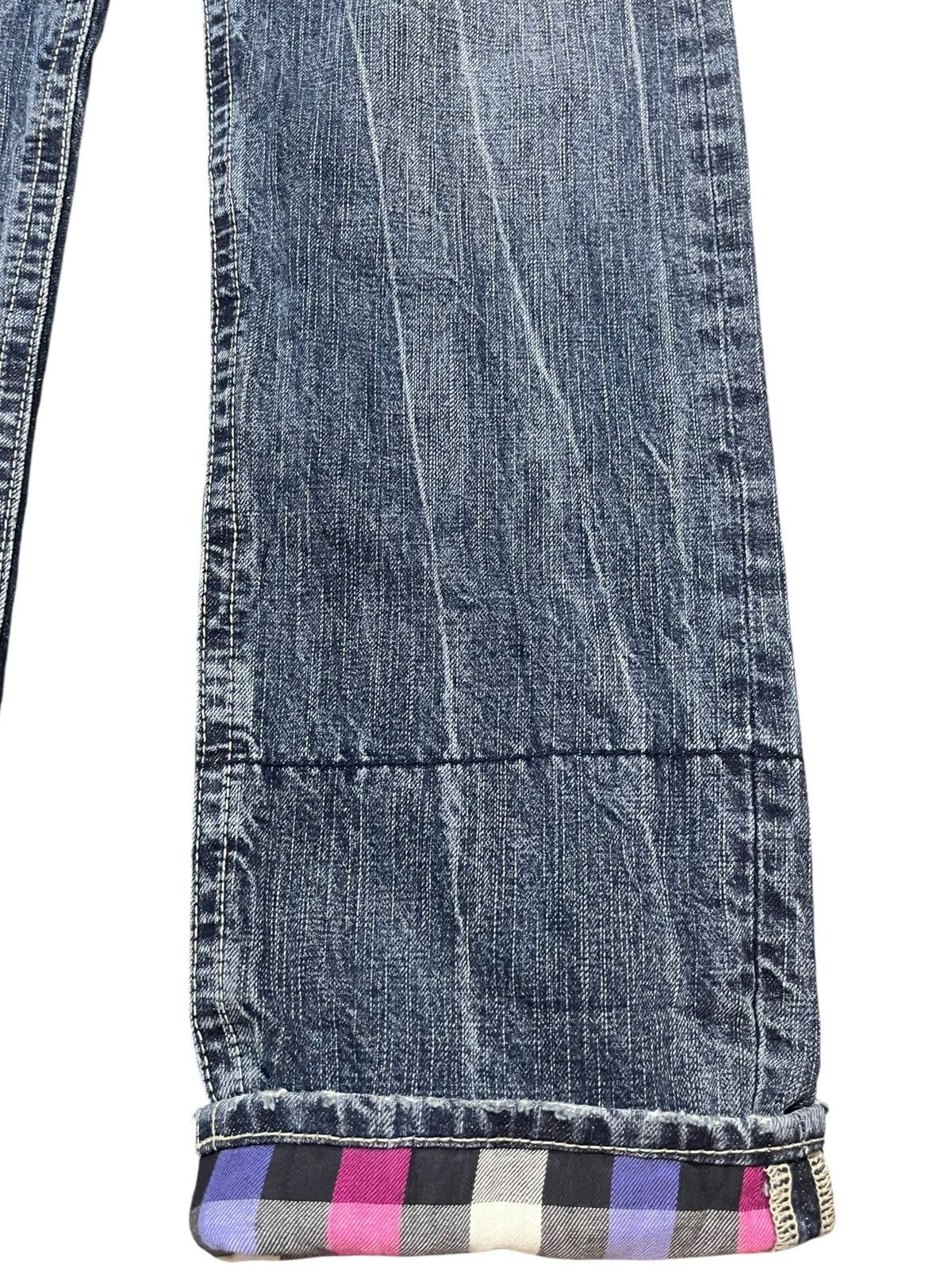 If Six Was Nine Vintage Japanese Brand Whiskers Grunge Distressed Denim Size US 31 - 5 Thumbnail