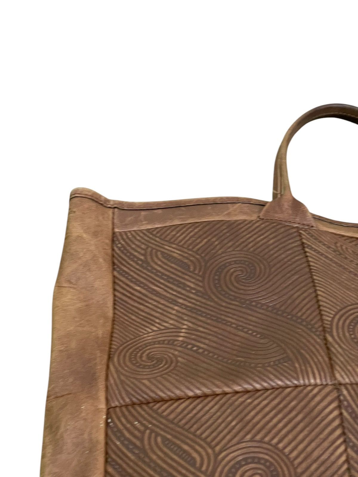 Genuine Leather Embossed Full Leather Ursule Beau Geste Paris Tote Bag 1🟩5 Size ONE SIZE - 16 Thumbnail