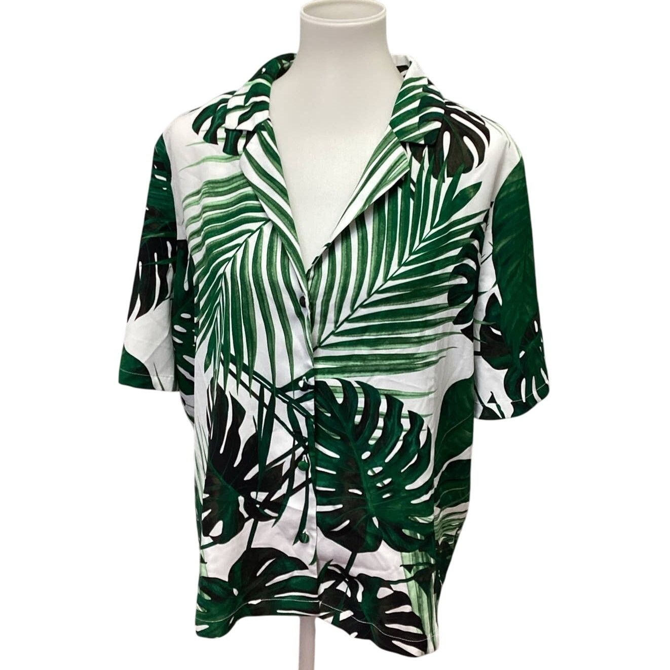 Worthington Worthington Womens XL Short Sleeve 100% Polyester Shirt Size XL / US 12-14 / IT 48-50 - 1 Thumbnail