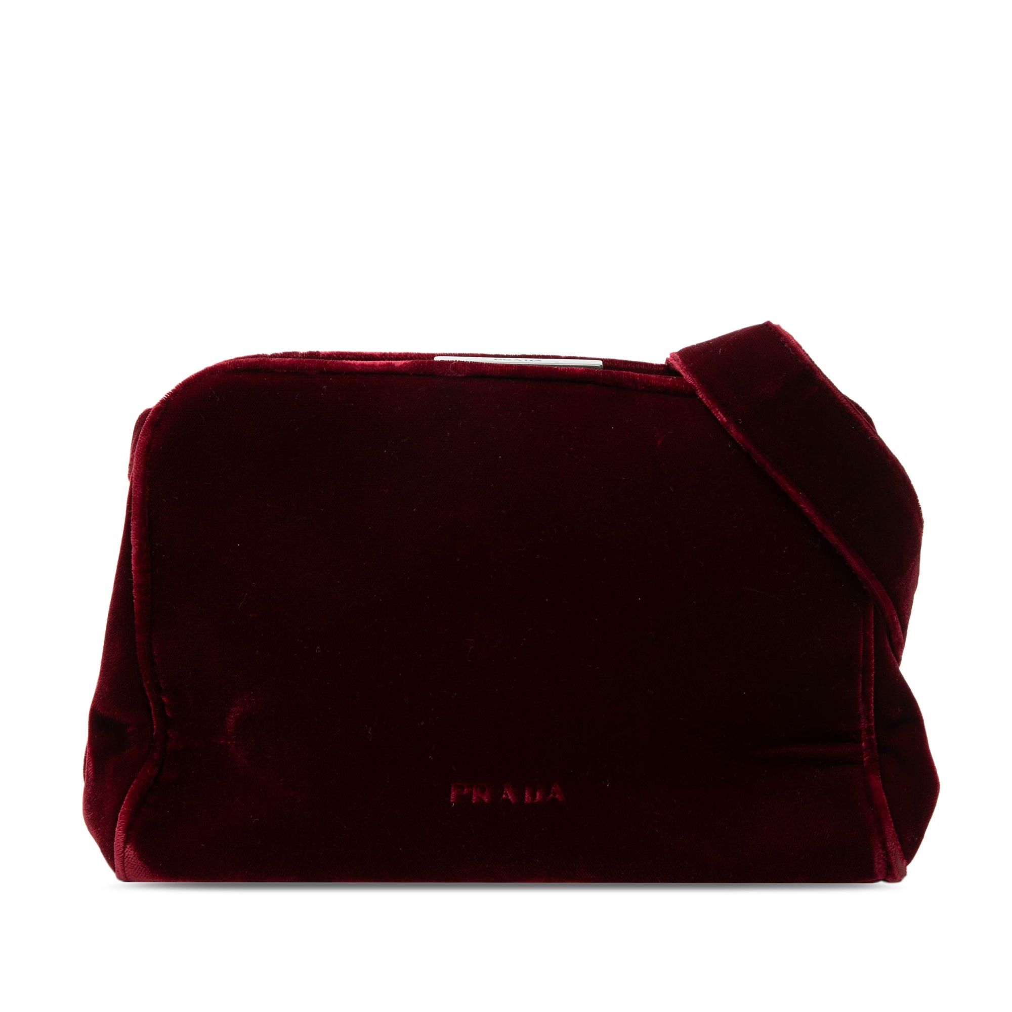 Prada Velvet Frame Clasp Shoulder Bag Size ONE SIZE - 1 Thumbnail