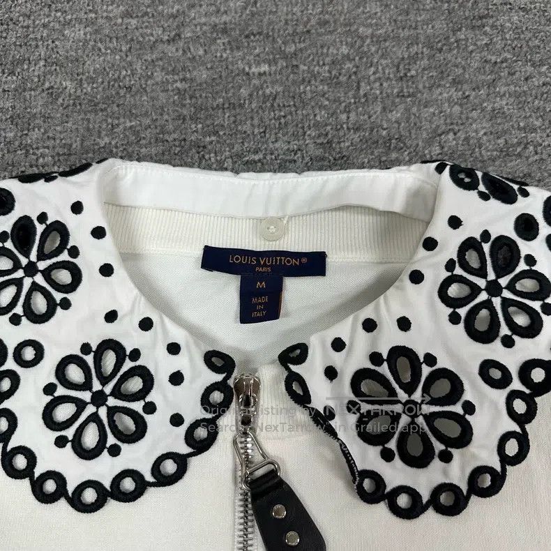 Louis Vuitton Louis Vuitton 25 Show Doll Collar Double Collar Knit Short Size M / US 6-8 / IT 42-44 - 4 Thumbnail