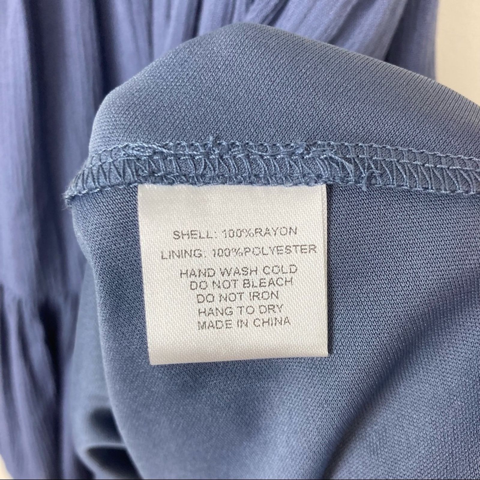 Other Windsor Blue Tiered Ruffle Backless Halter Dress Sz S Size S / US 4 / IT 40 - 7 Thumbnail
