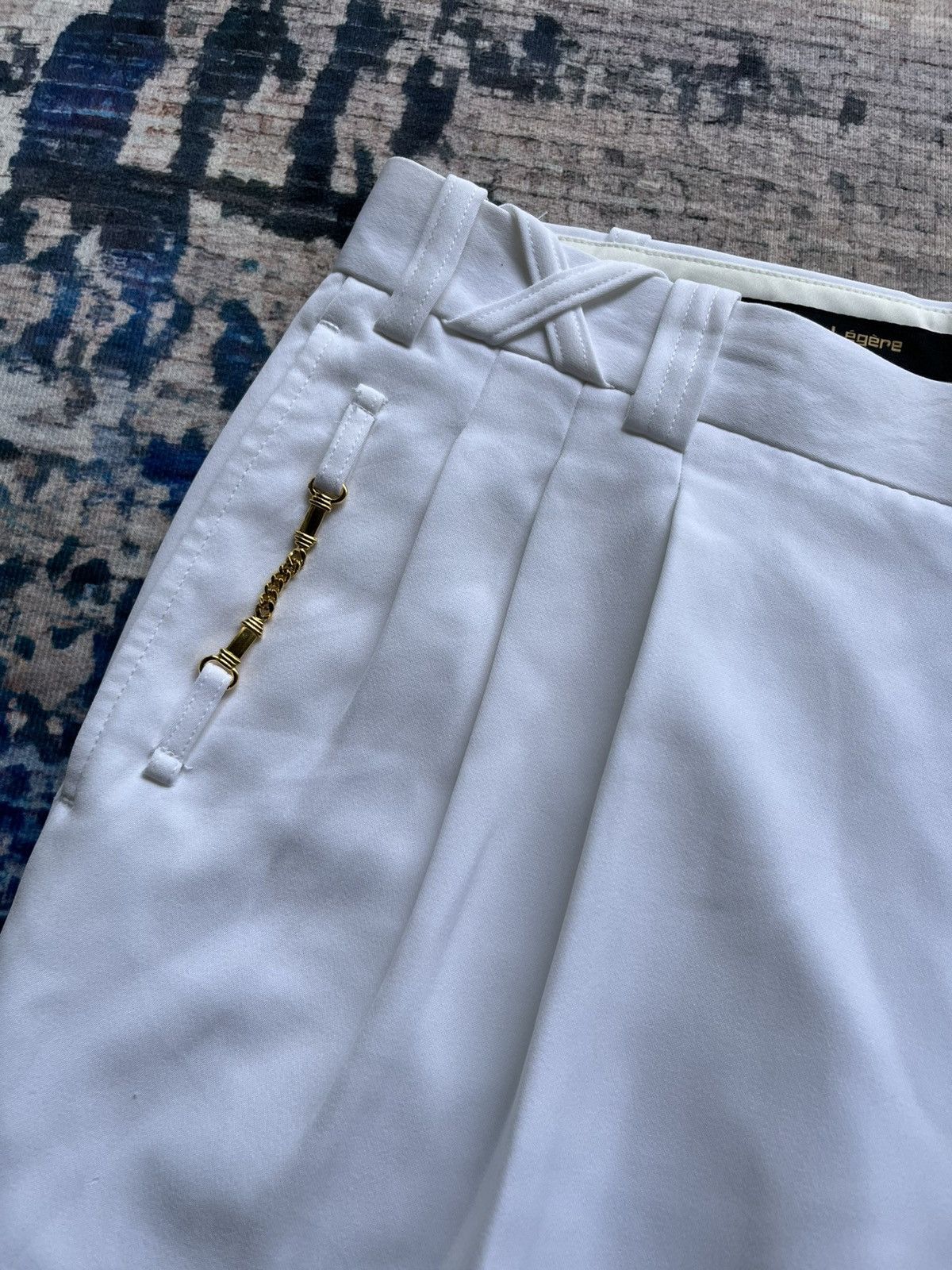 Designer × MCM Vintage MCM Pocket Logo Relaxed Pants (Office boy) Size US 32 / EU 48 - 3 Thumbnail