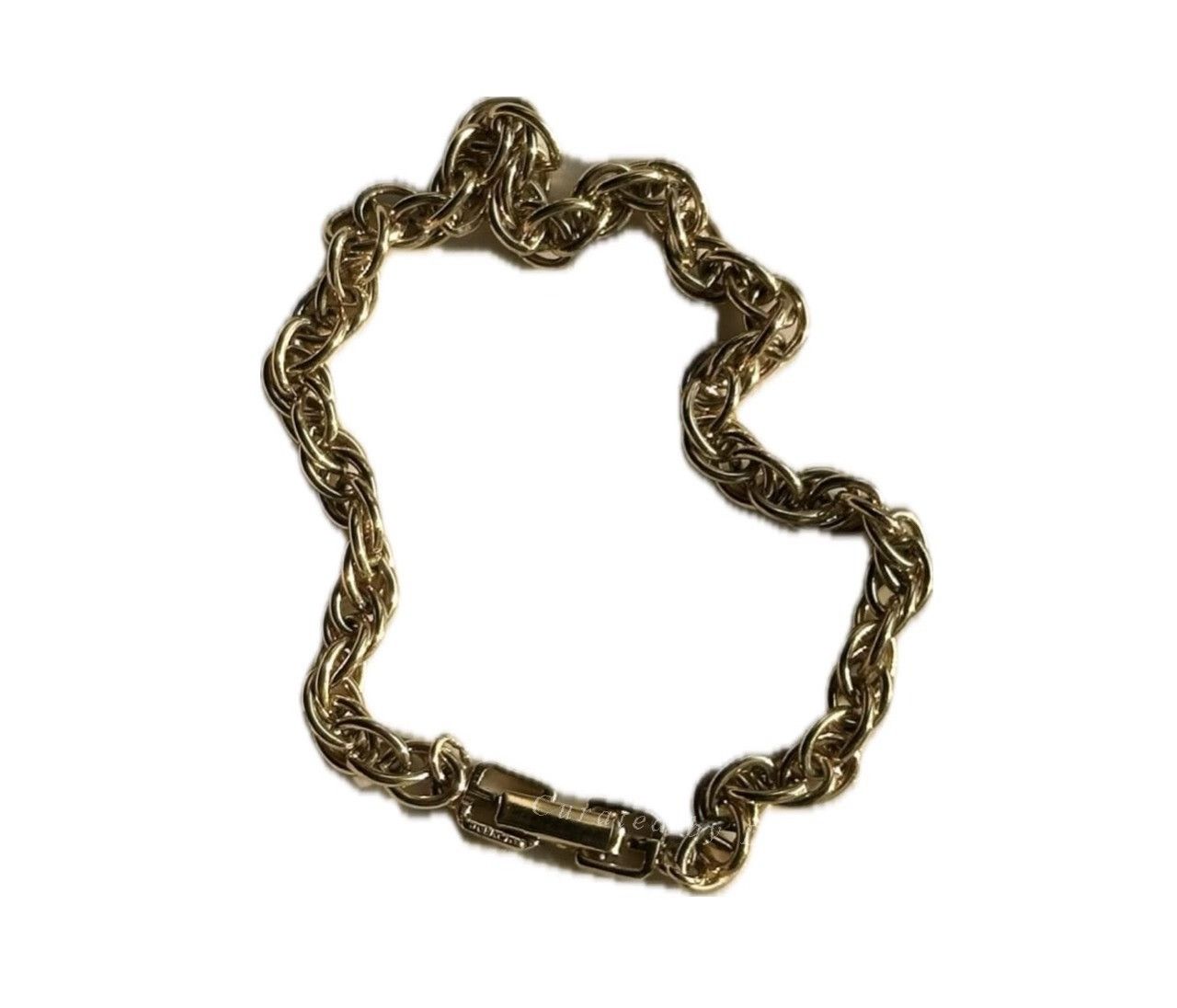 Vintage Vintage Givenchy 1990s Gold Plated Bracelet Size ONE SIZE - 1 Thumbnail