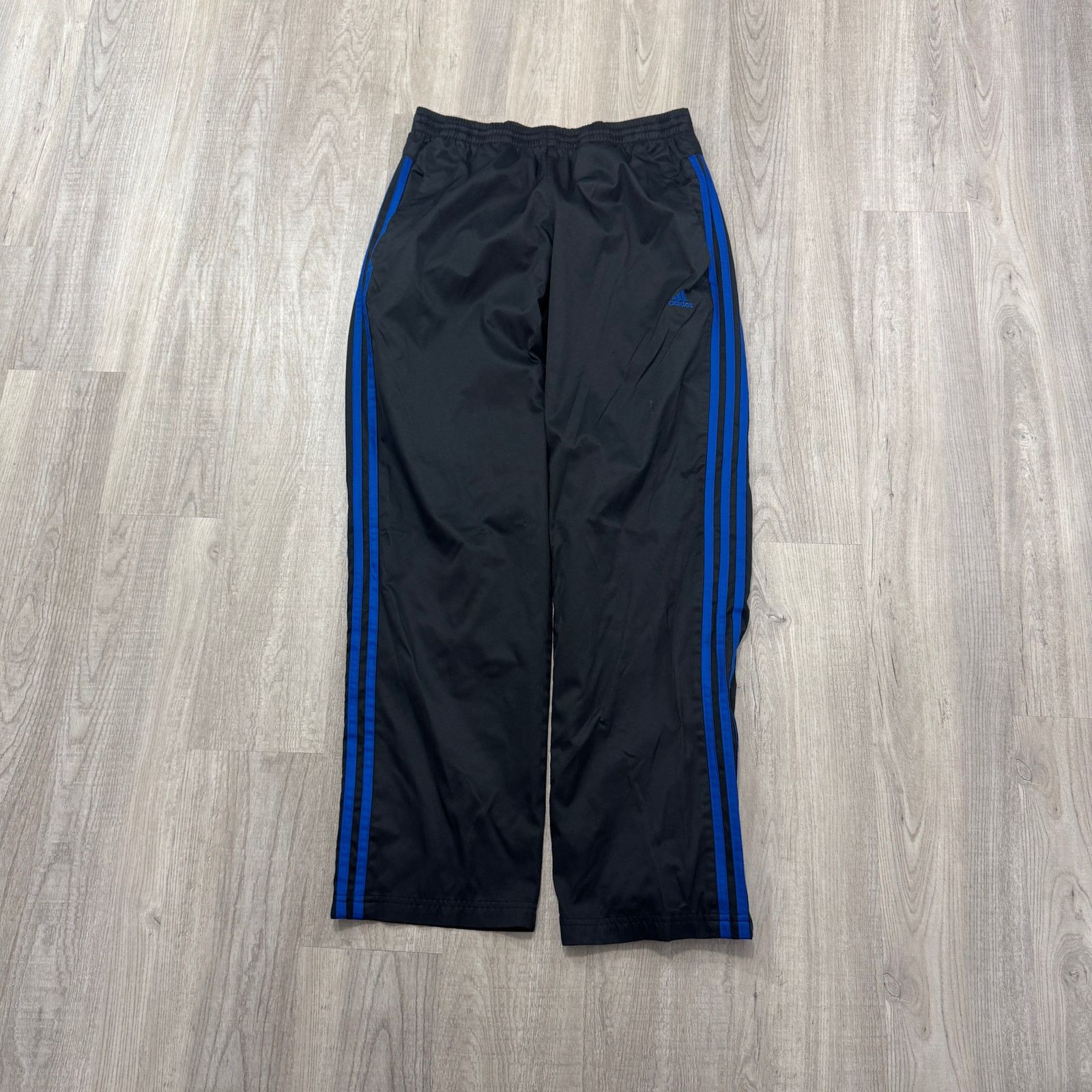 Adidas Vintage Adidas Track Pants Men's Medium Black Windbreaker Size US 30 / EU 46 - 1 Thumbnail