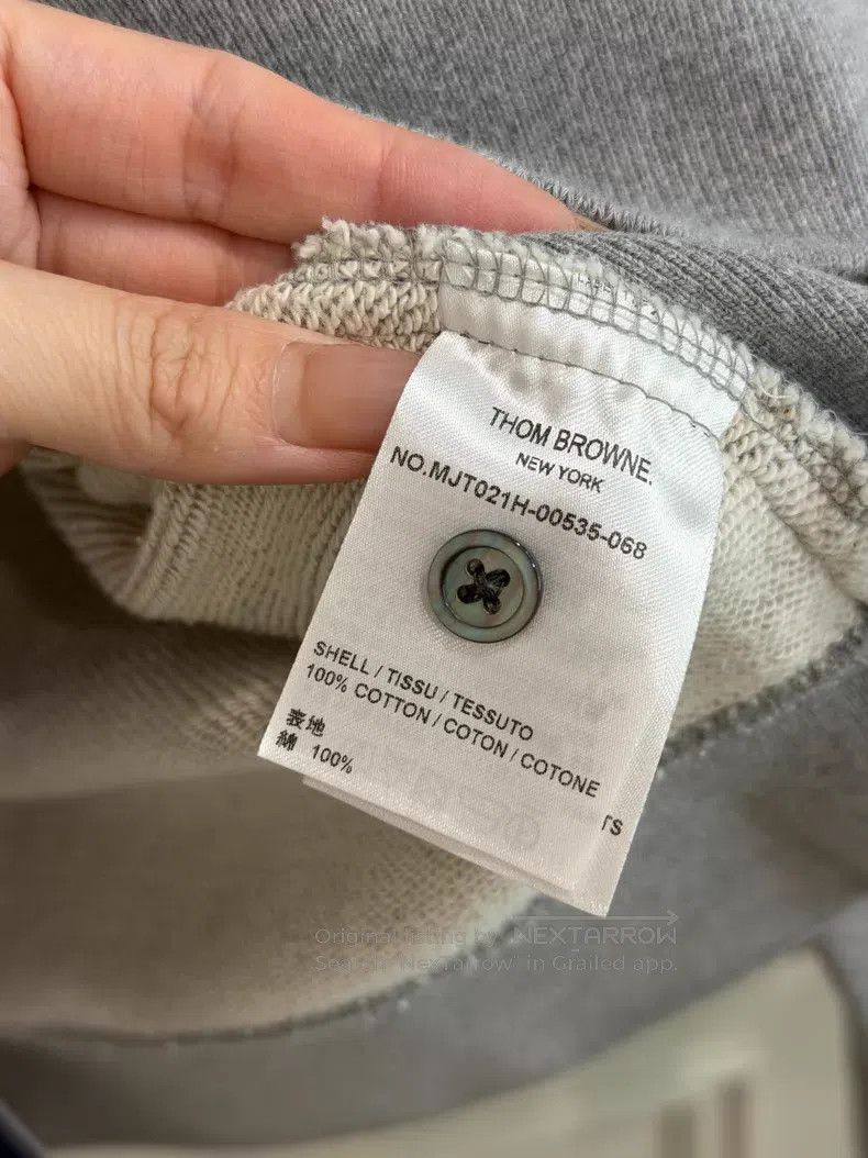 Other Thom Browne Classic Four-Stripe Crew Neck Knit Sweater Size US S / EU 44-46 / 1 - 4 Thumbnail