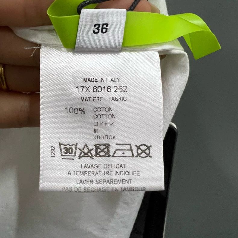 Givenchy Givenchy Size36 White Ruffle Collar Sleeveless Shirt, Size Size US XS / EU 42 / 0 - 4 Thumbnail