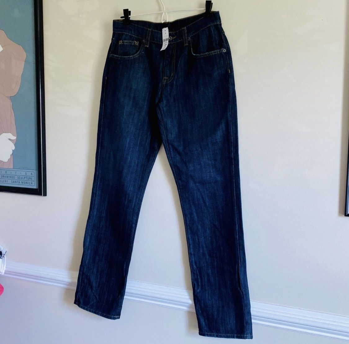 Other LF CARMAR DARK WASH LOW FIT BAGGY JEANS Size 30" / US 8 / IT 44 - 5 Thumbnail