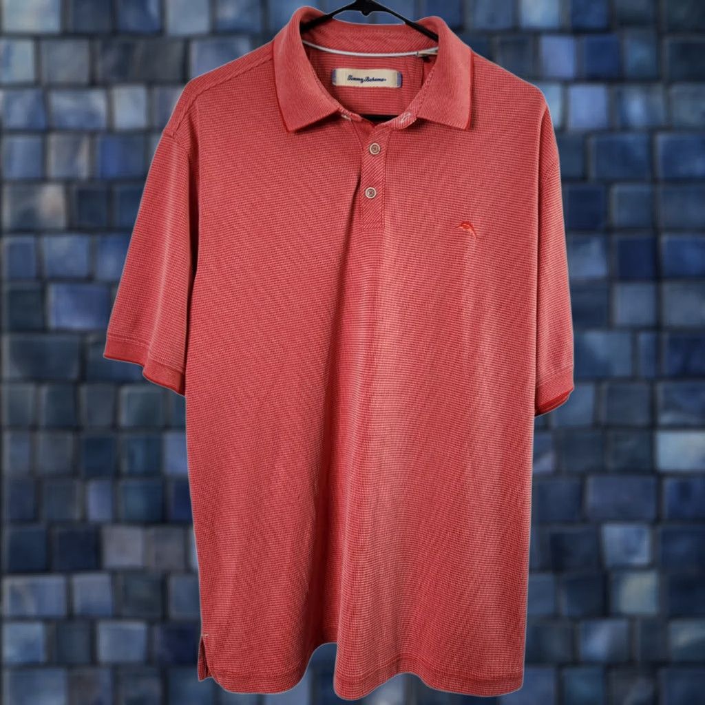 Tommy Bahama Tommy Bahama Mens L Polo Shirt Red Embroidered Logo Short Sleeve Size US L / EU 52-54 / 3 - 1 Thumbnail
