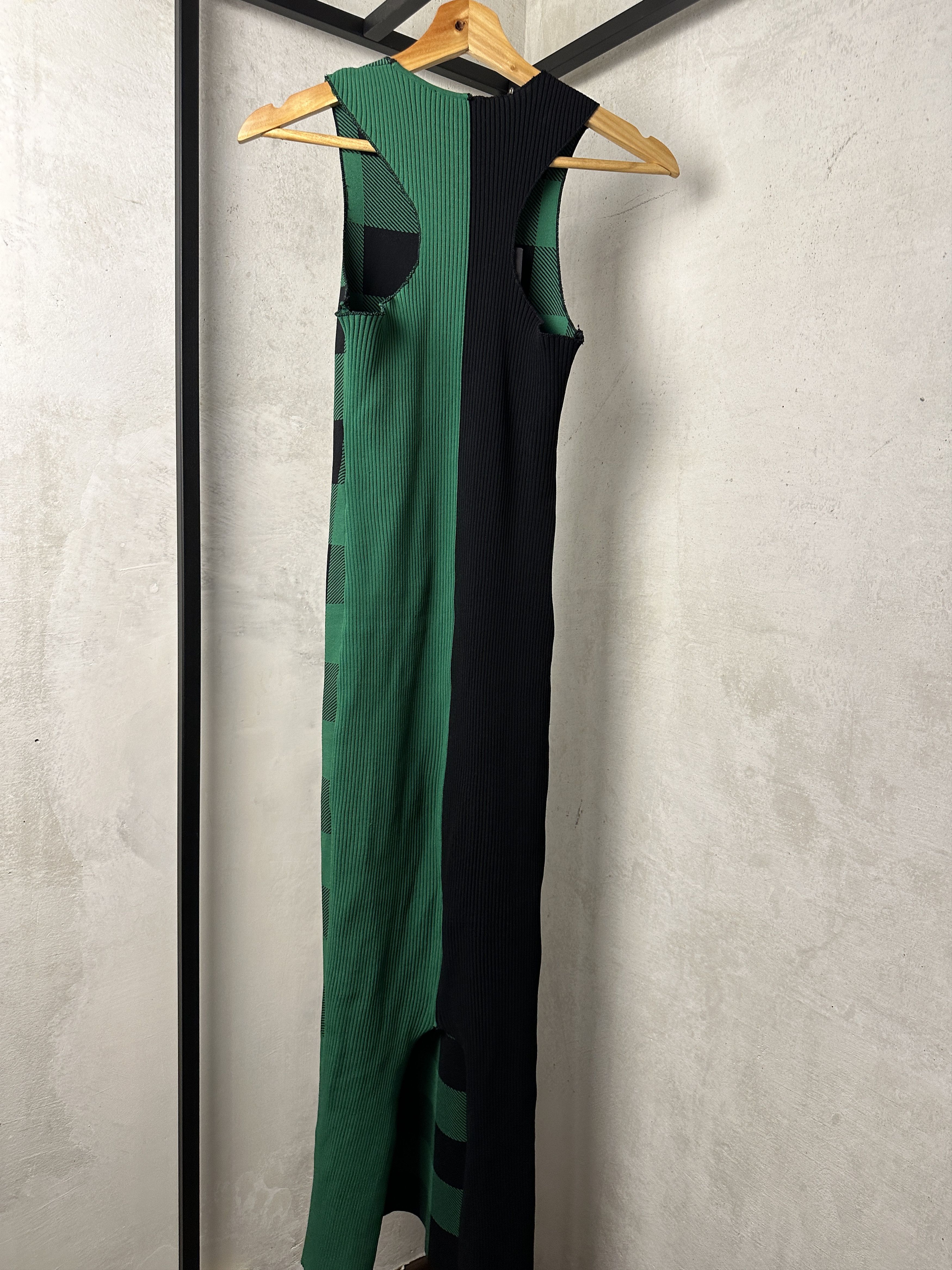 Haider Ackermann Haider Ackermann Onyx Black + Green Dress Size S / US 4 / IT 40 - 10 Thumbnail