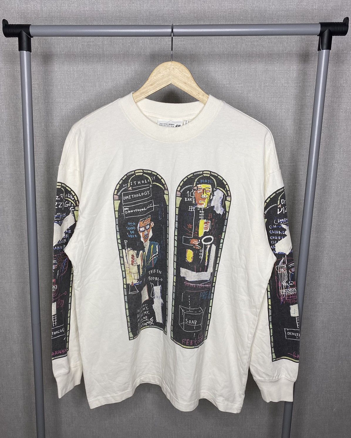 H&M × Jean-Michel Basquiat × Who Decides War Who Decides War H&M Jean Michael Basquiat Long Sleeve Sz S Size US S / EU 44-46 / 1 - 7 Thumbnail