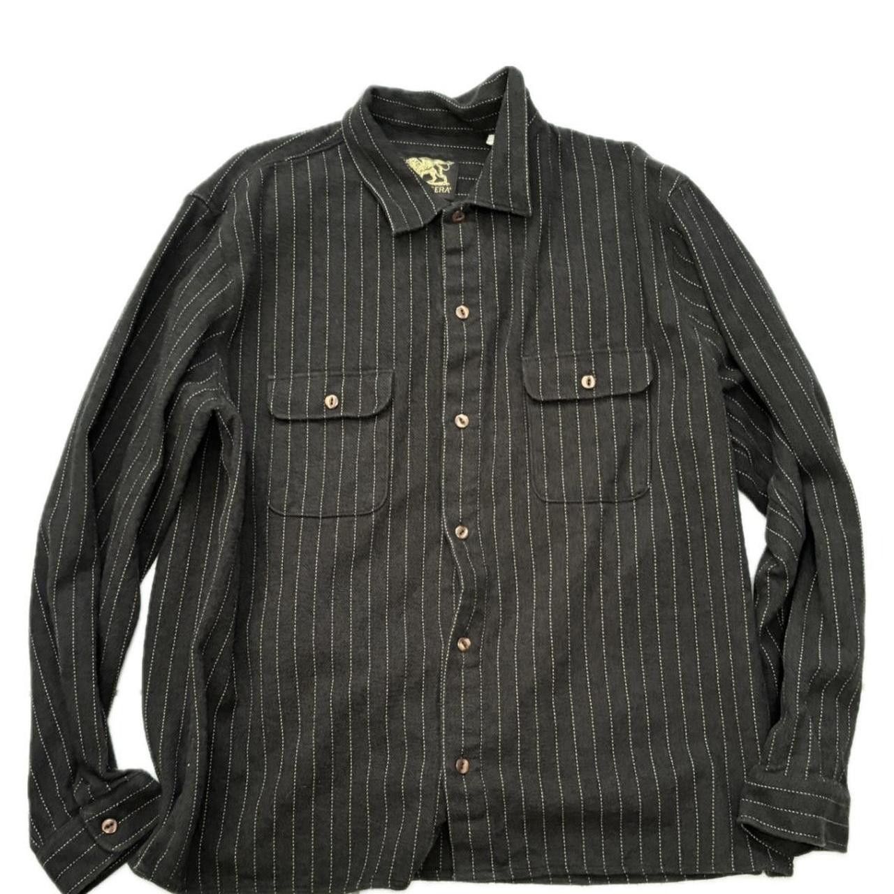 Indigofera Low Twist Stripe Shirt Size US L / EU 52-54 / 3 - 1 Thumbnail