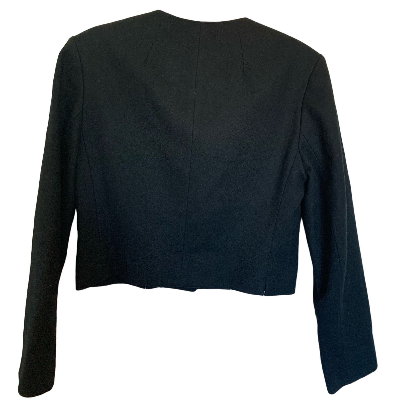 Pendleton Pendleton Petites blazer, wool black collarless Size M / US 6-8 / IT 42-44 - 3 Thumbnail