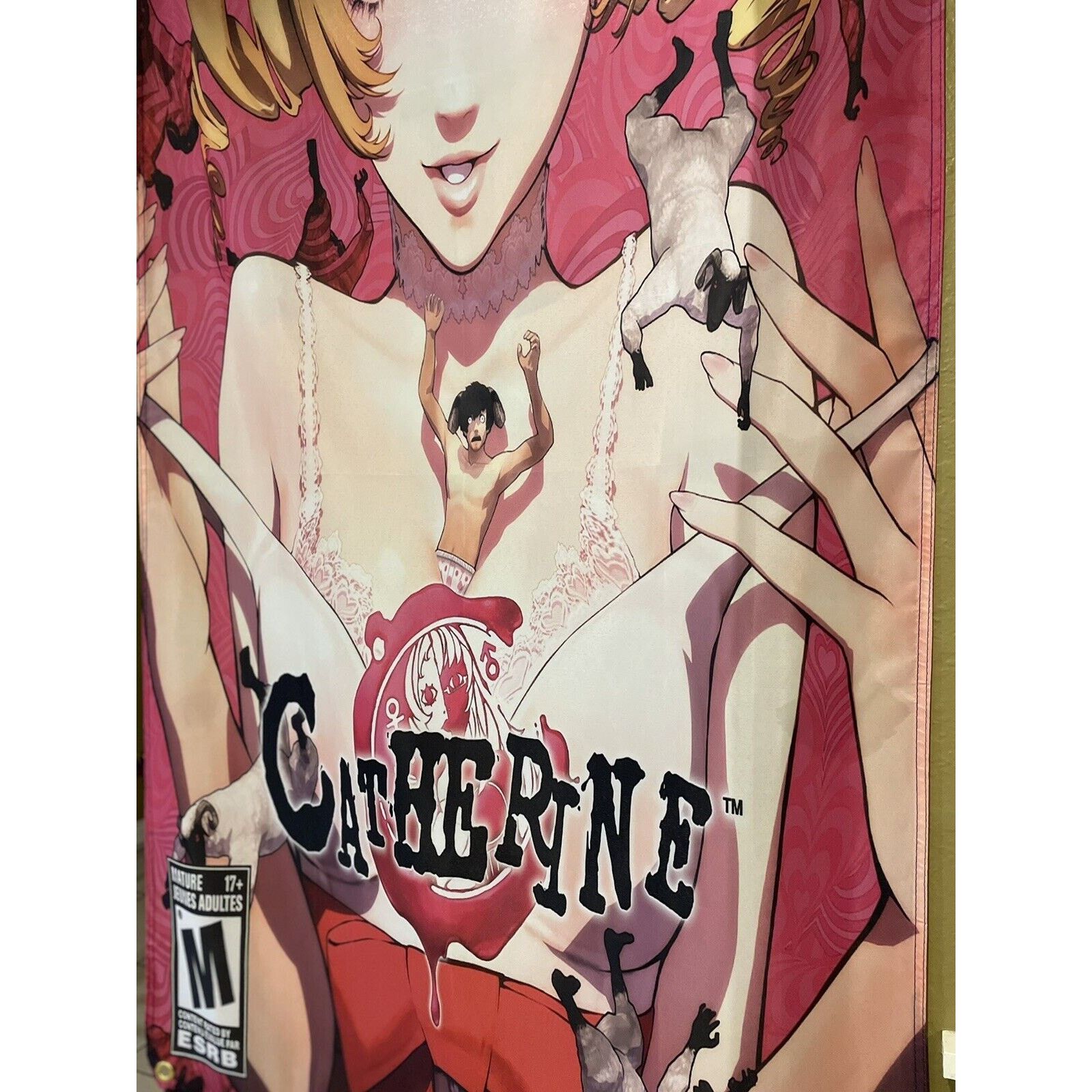Playstation Catherine 5' Flag Banner Poster Sony PlayStation 3 PS3 Atlus Size ONE SIZE - 3 Thumbnail