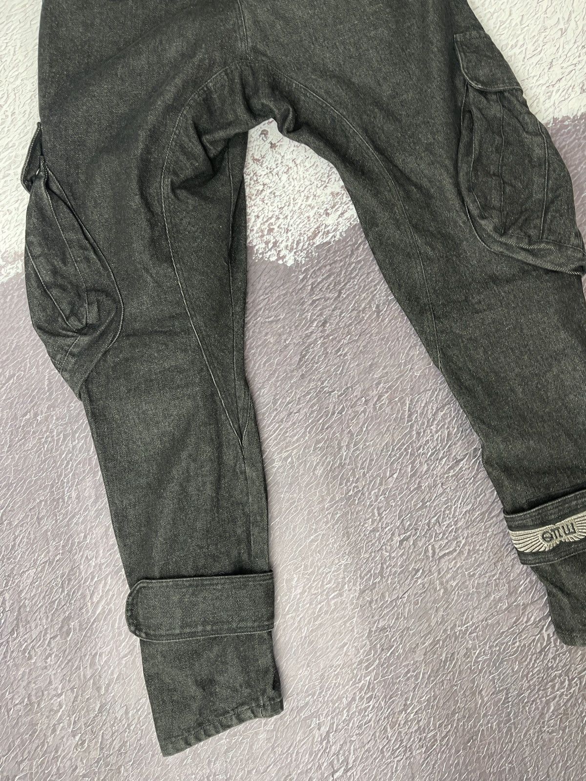 Japanese Brand Robert Kupisz QПШ utility cargo denim pants multipocket Size US 30 / EU 46 - 15 Thumbnail