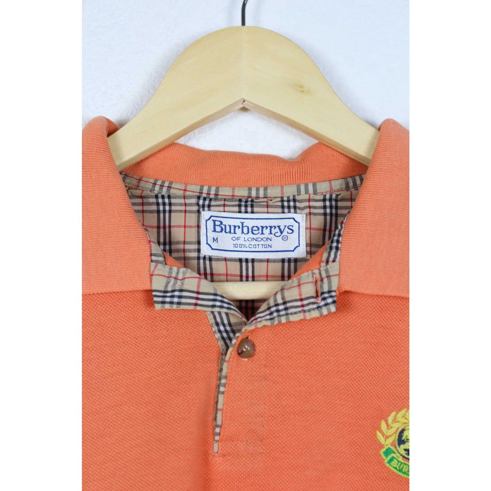 Burberry Vintage Burberry Knight Logo Polo Shirt Rugby 90s Size M / US 6-8 / IT 42-44 - 3 Thumbnail