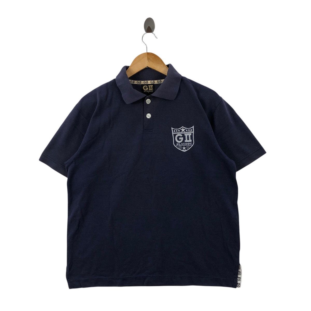 Playboy Vintage PLAYBOY G 2 Polos Shirt Embroidered Logo Size L Size US L / EU 52-54 / 3 - 1 Thumbnail
