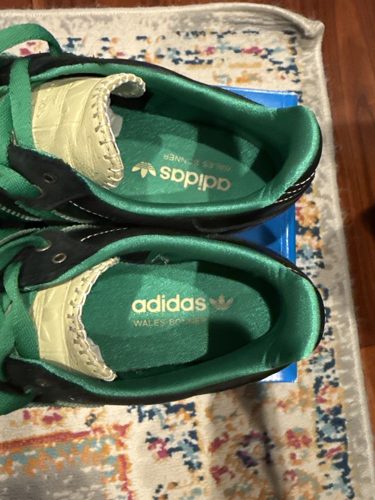 Adidas Wales Bonner x Adidas Sambas - Black/Green Size US 8.5 / EU 41-42 - 2 Thumbnail
