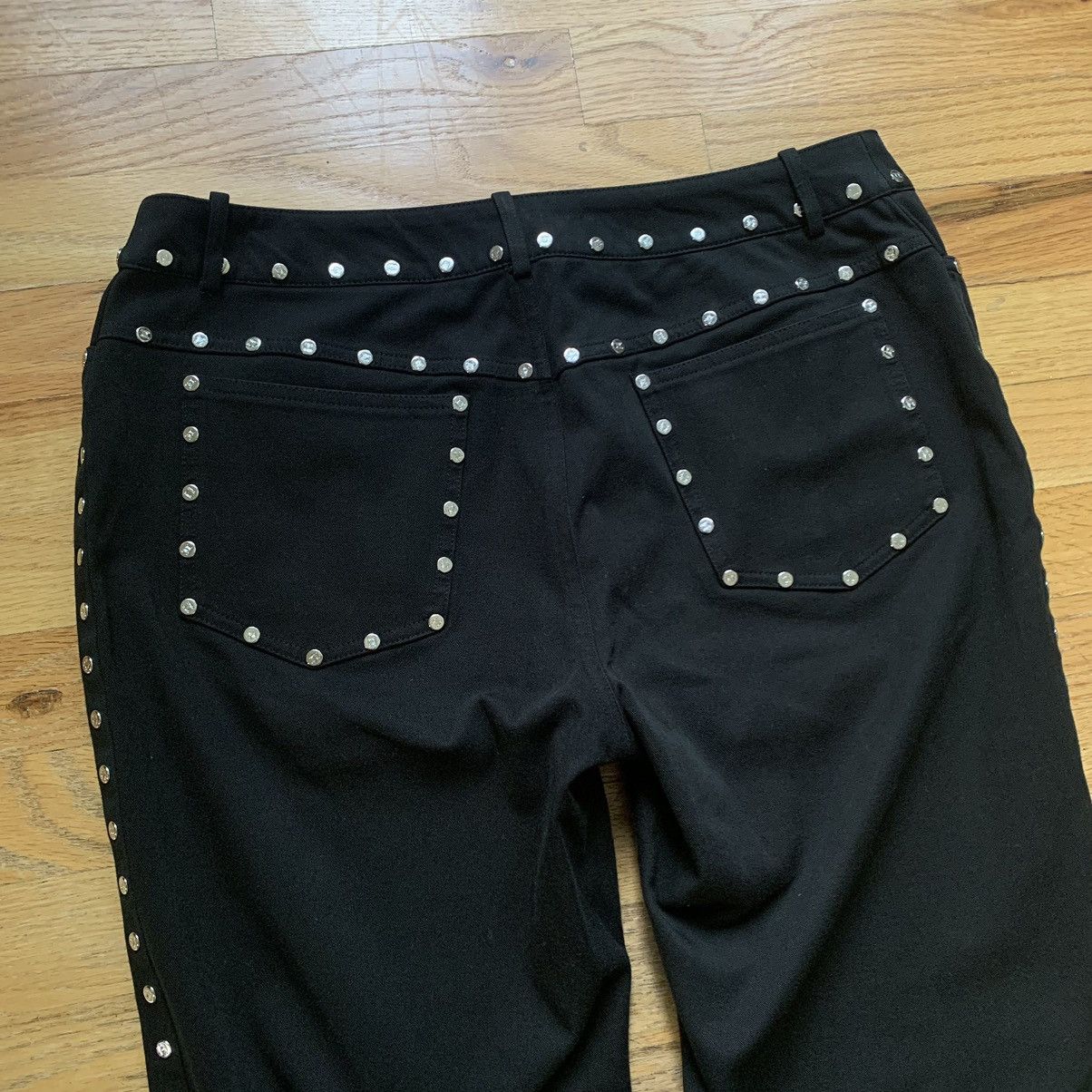 Celine × Michael Kors Early 2000s Studded Snap Jeans Size 30" / US 8 / IT 44 - 7 Thumbnail