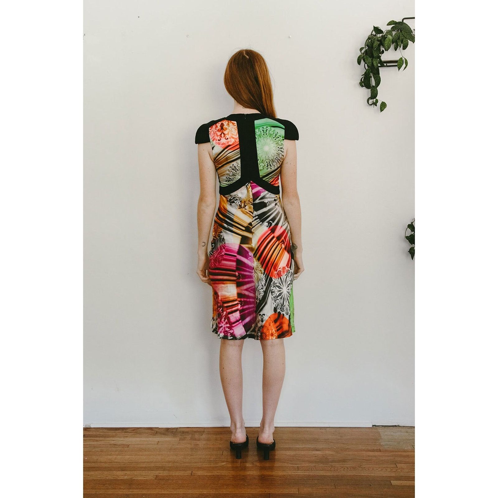 Jean Paul Gaultier RARE Jean Paul Gaultier Mixed Print Silk Dress Size XS / US 0-2 / IT 36-38 - 9 Thumbnail