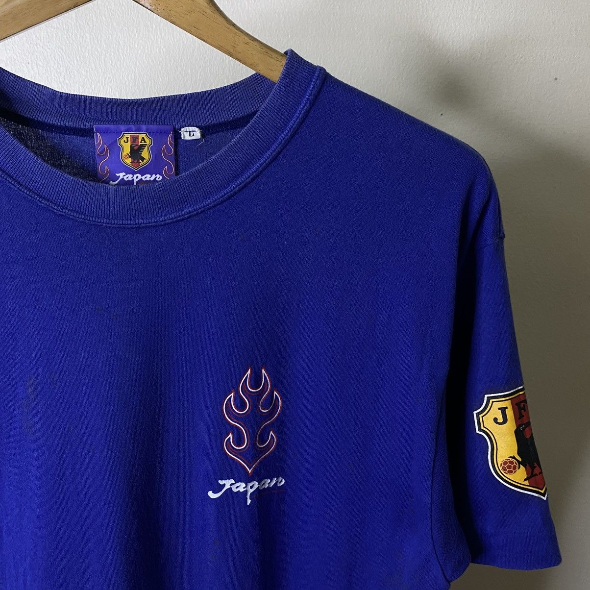 Vintage 1998 Japan National Football Team Ihara Nameset T Shirt Size US M / EU 48-50 / 2 - 9 Thumbnail