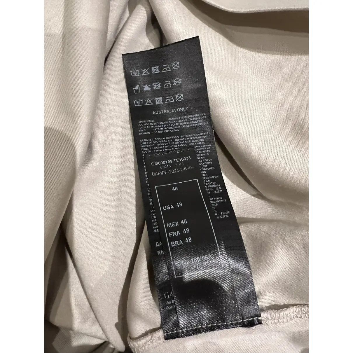 Giorgio Armani GIORGIO ARMANI Cursive brand-print cotton T-shirt Size US XXL / EU 58 / 5 - 8 Thumbnail