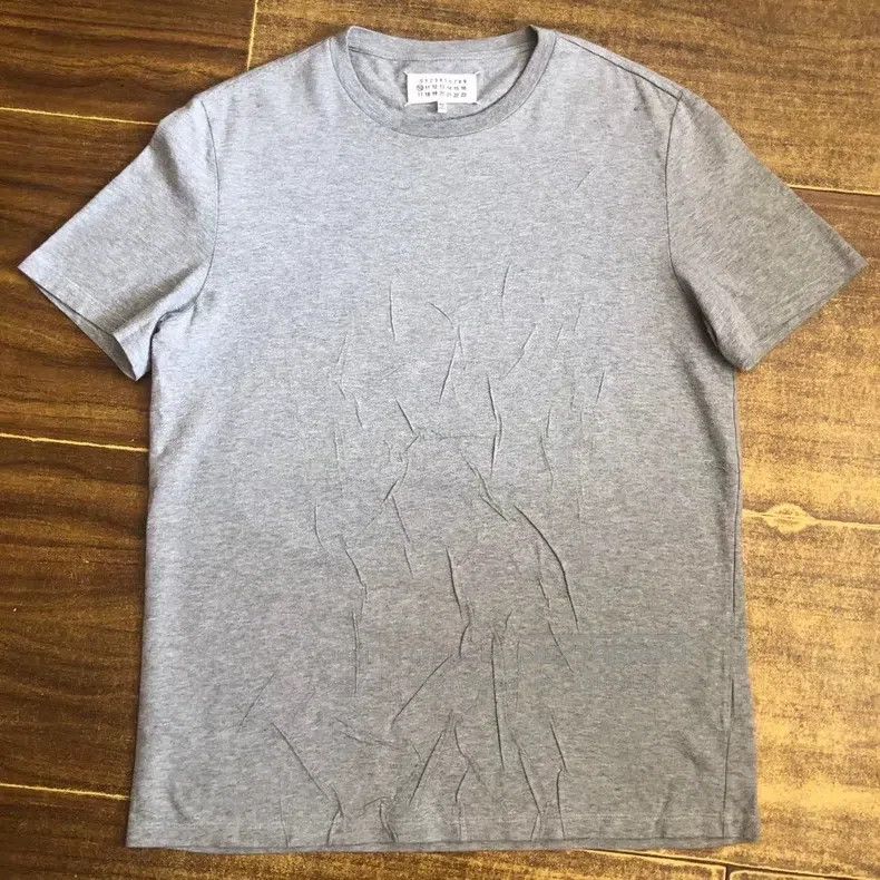 Maison Margiela Maison Margiela Pleated grey T-shirt Size US M / EU 48-50 / 2 - 1 Thumbnail