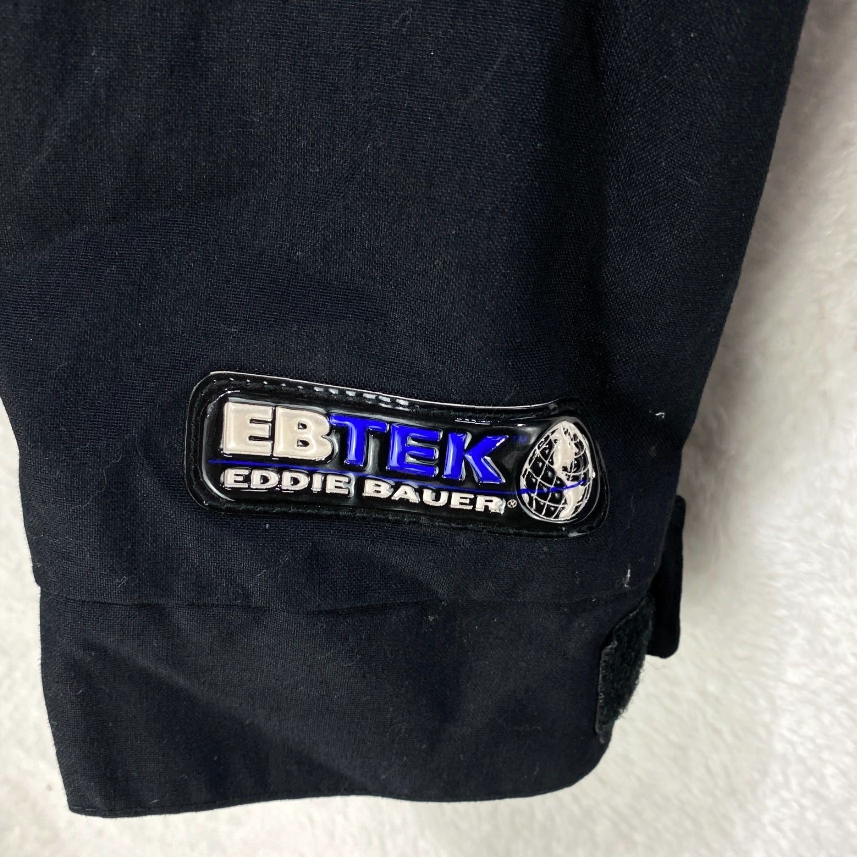 Eddie Bauer VINTAGE Eddie Bauer EBTEK Jacket Anorak Men Large Tall Blue Black 90's Hood Zip Size US L / EU 52-54 / 3 - 6 Thumbnail