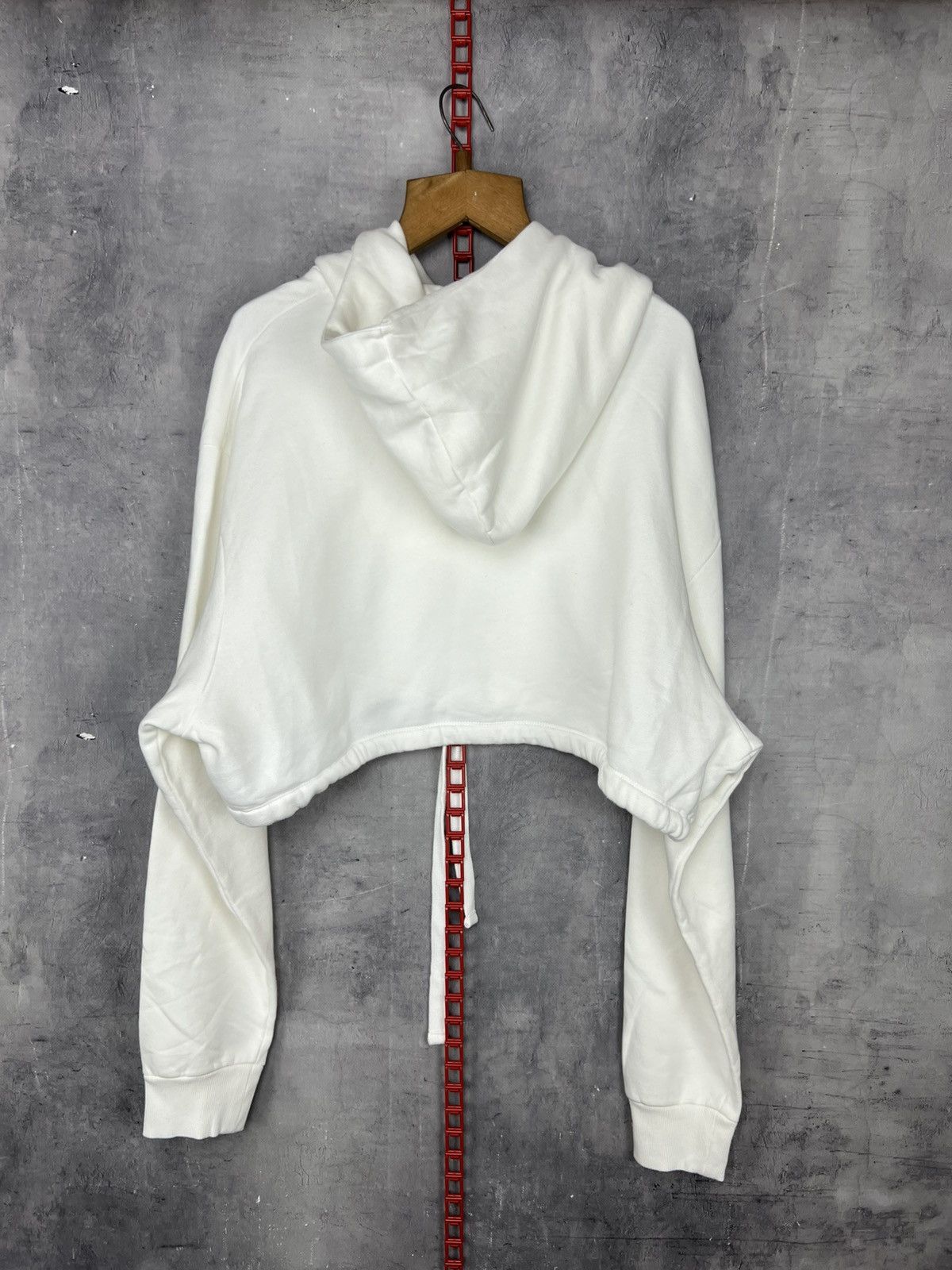 Fiorucci Fiorucci Cherubs Angels Crop Hoodie - Size L Size L / US 10 / IT 46 - 2 Thumbnail