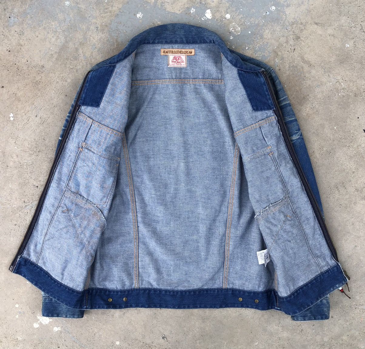 Vintage Kriff Mayer Denim Zipper Jacket Size US M / EU 48-50 / 2 - 4 Thumbnail