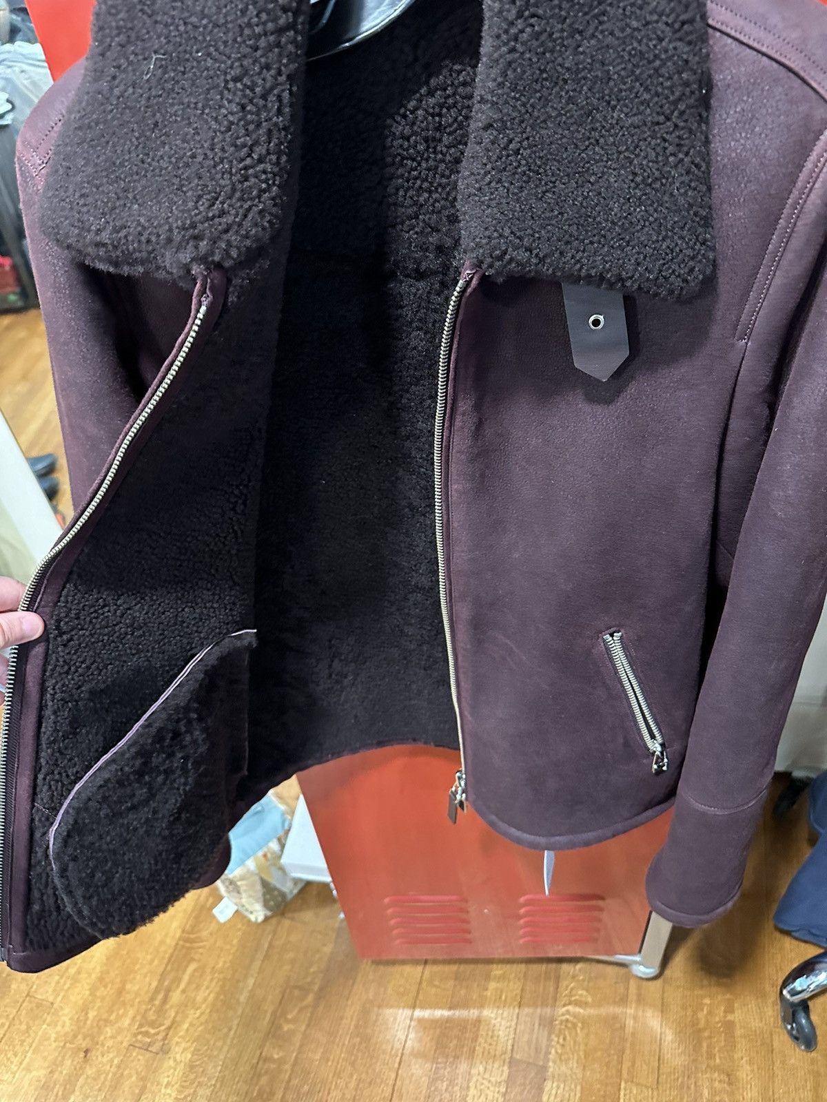Reiss Reiss shearling coat in Bordeaux Size US M / EU 48-50 / 2 - 11 Thumbnail