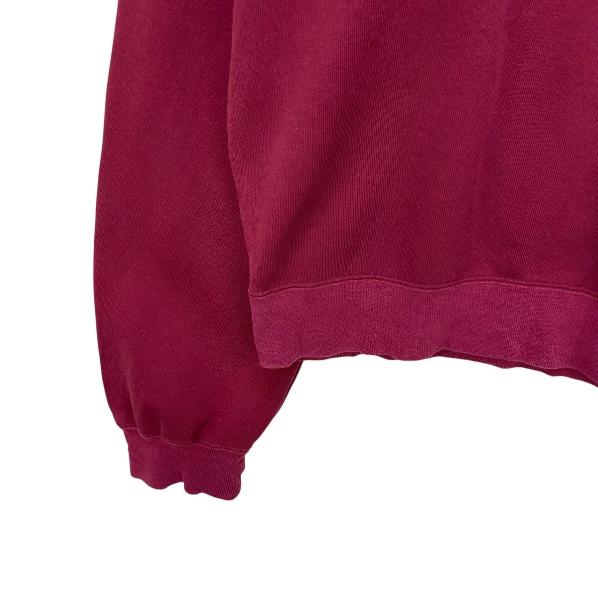 Nike 💥 Vintage Nike crewneck Sweatshirt Maroon Big Blue swoosh Size US M / EU 48-50 / 2 - 4 Thumbnail